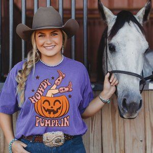 Womens Plus size Fall Pumpkin T Shirt